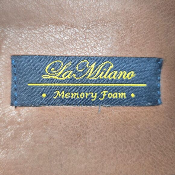 La Milano “Keith” Wingtip Oxford Shoes Brown Leather Brogue Dress Shoes 10.5 main image 9